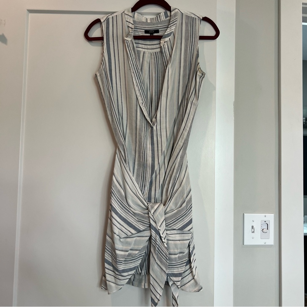 Striped Sleeveless Dress